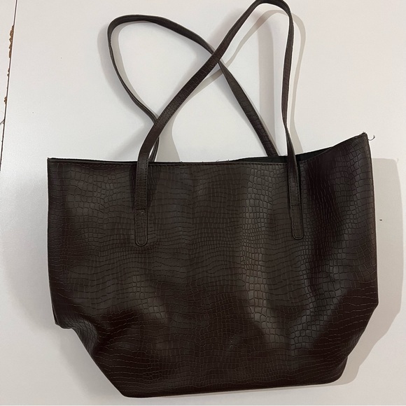 Chocolate Brown Tote Bag - Picture 3 of 3